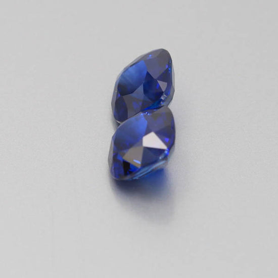 Natural Vivid Blue Sapphire Pair 10.50 Carats GRS Report Pending