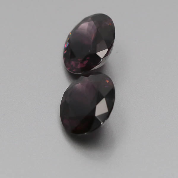 Natural Purple Spinel Pair 10.63 Total Carats