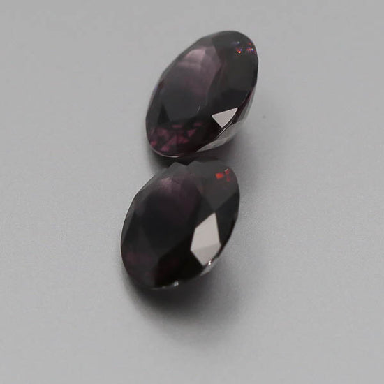 Natural Purple Spinel Pair 10.63 Total Carats