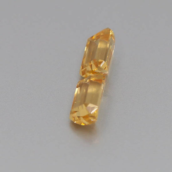 Natural Canary Garnet Pair 5.87 Total Carats