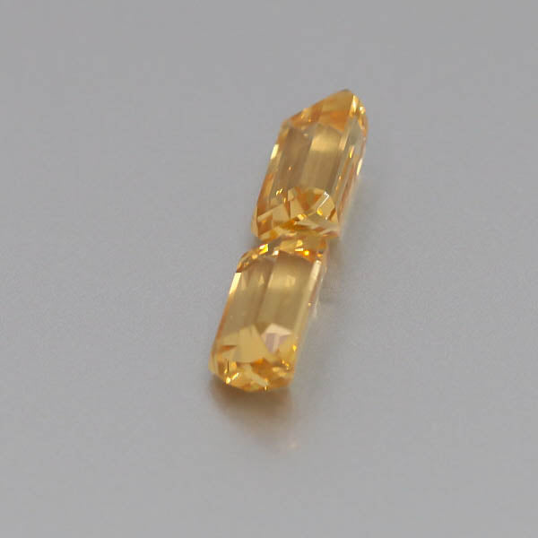 Natural Canary Garnet Pair 5.87 Total Carats