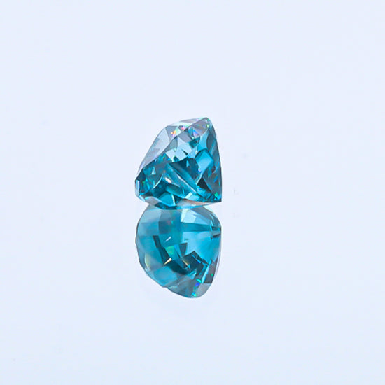 Natural Blue Zircon Heart Shape 9.52 Carats
