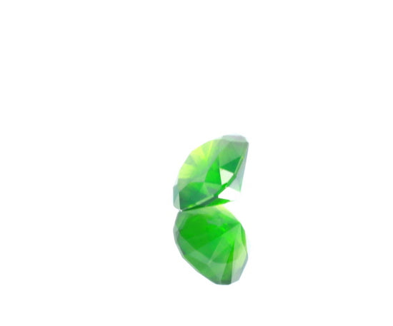 Natural Unheated Russian Demantoid Garnet with 'horse tail' inclusions Cushion shape 3.45ct With GIA Report