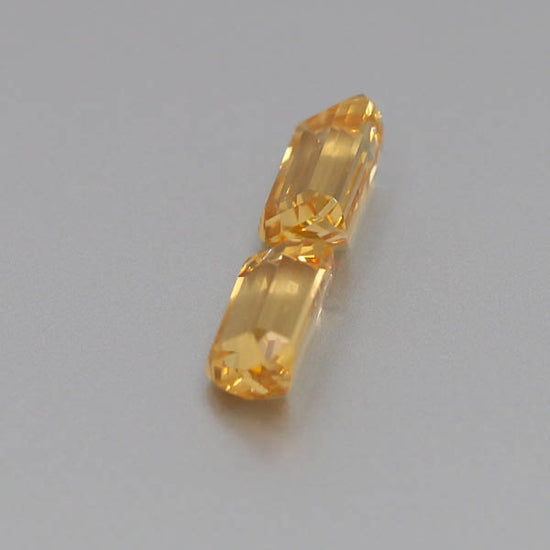 Natural Canary Garnet Pair 5.87 Total Carats