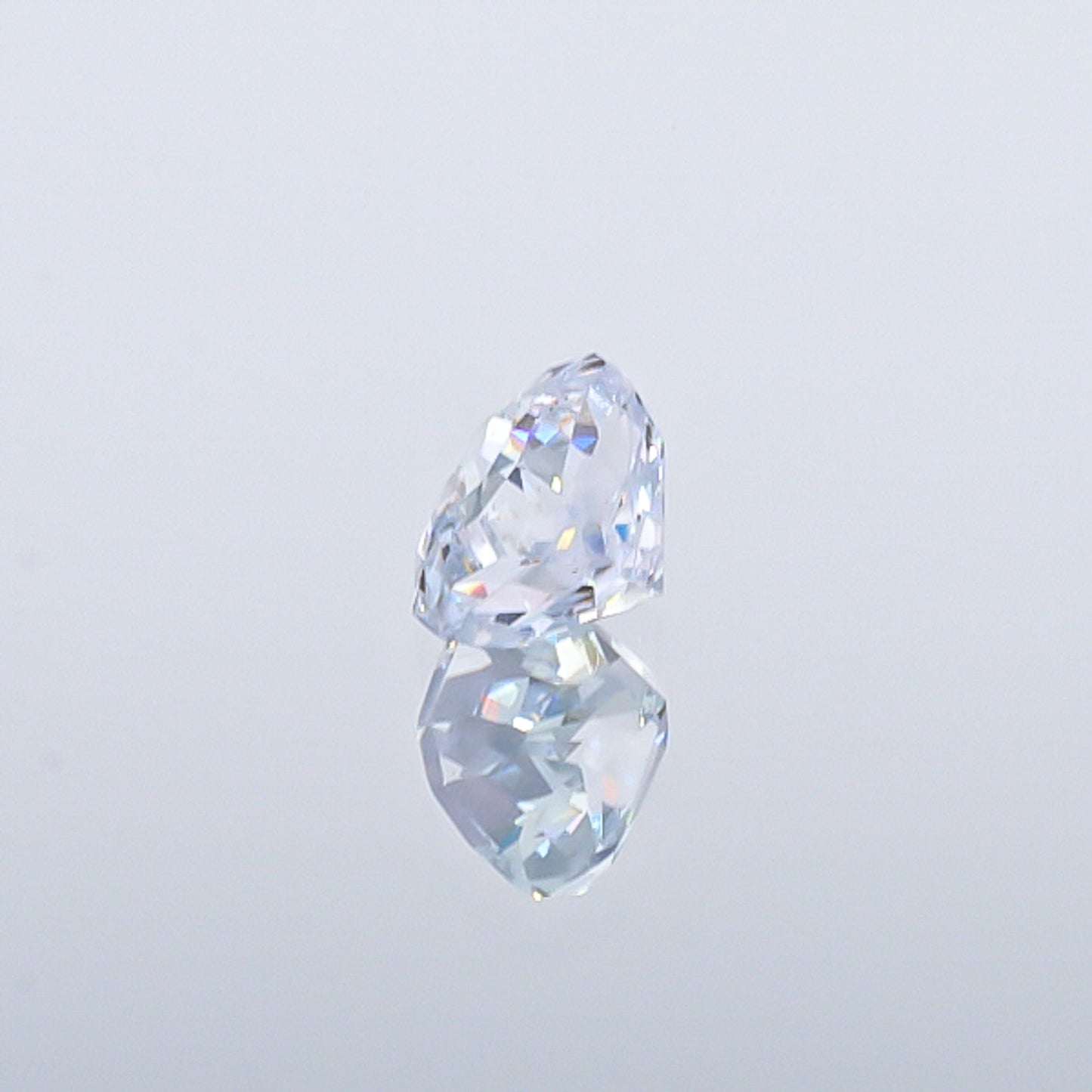 Natural Unheated White Sapphire Square Shape 3.09 Carat With GIA Report