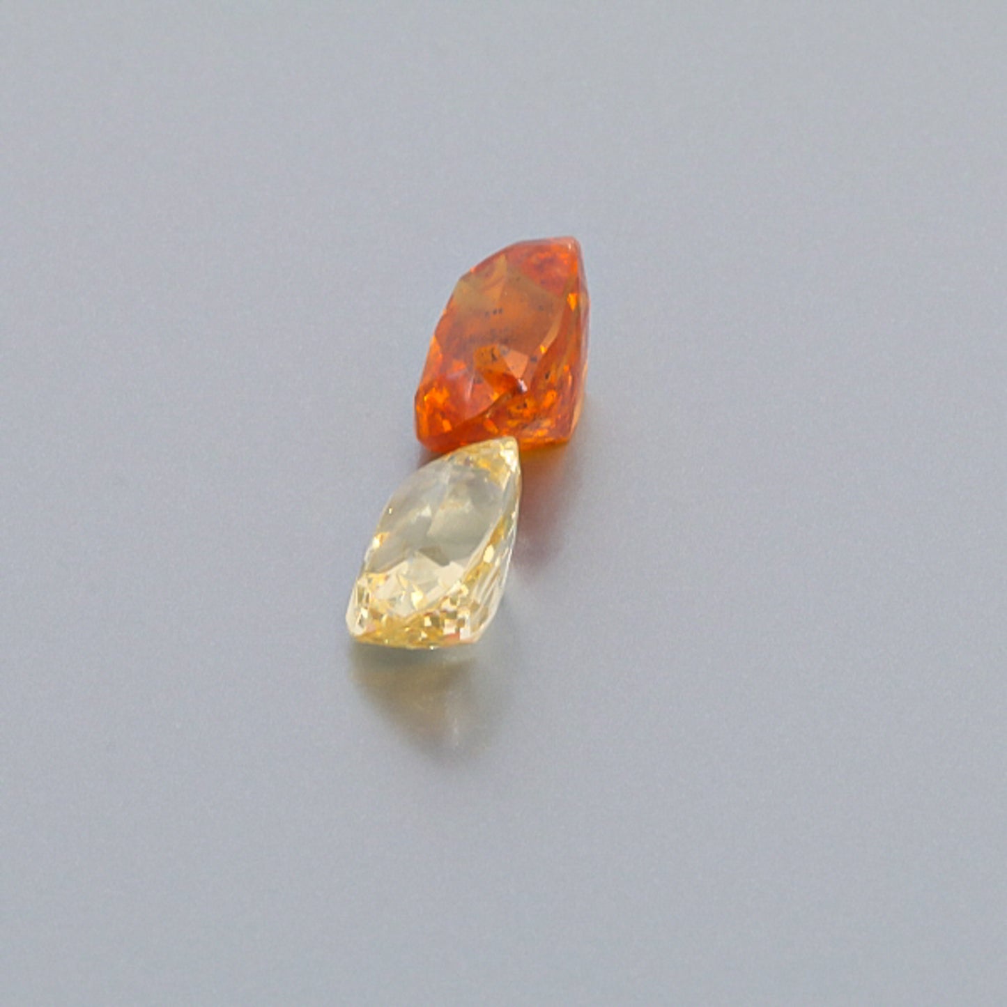 Natural Canary And Mandarine Garnet Pair 8.42 Carats