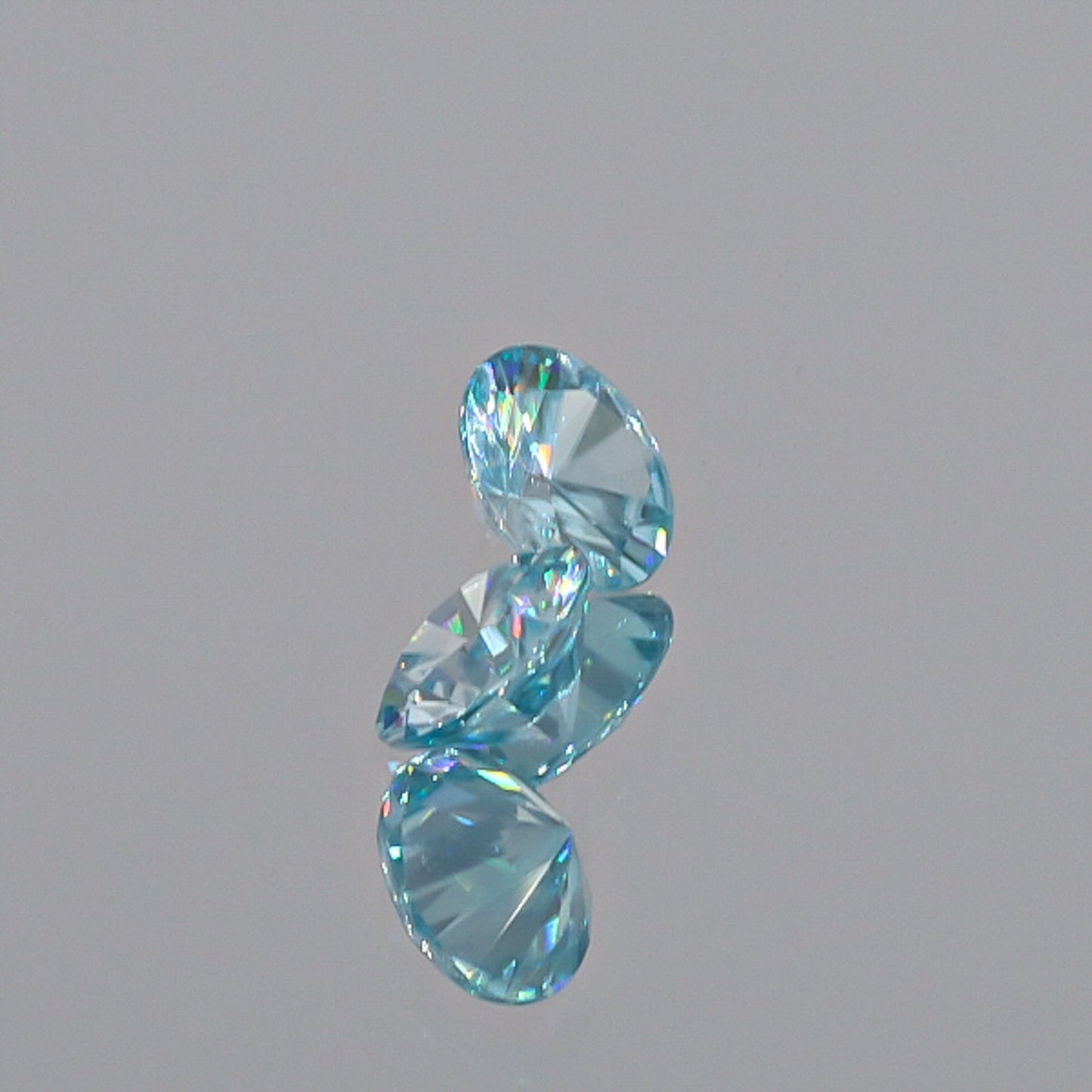 Natural Blue Zircon Pair 3.32 Total Carats