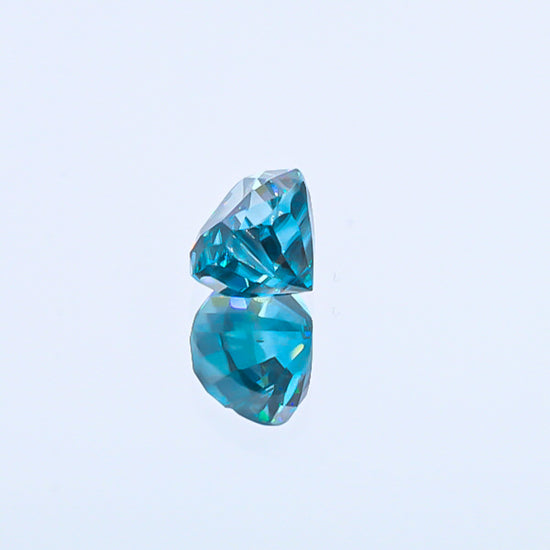 Natural Blue Zircon Heart Shape 9.52 Carats