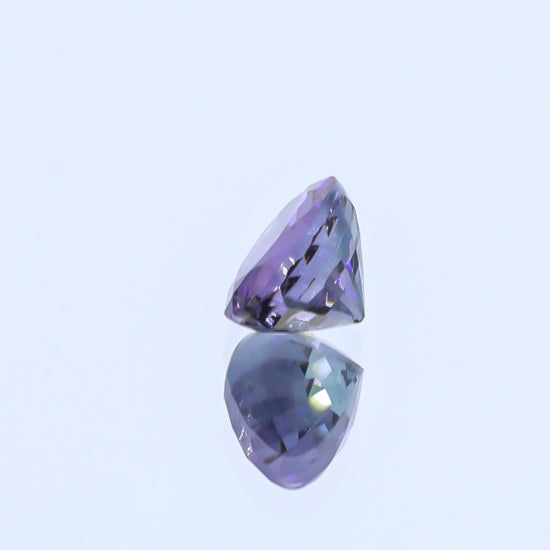 Natural Copper Bearing Tourmaline Purple Changing to Grayish Blue 6.07 Carats With GIA Report
