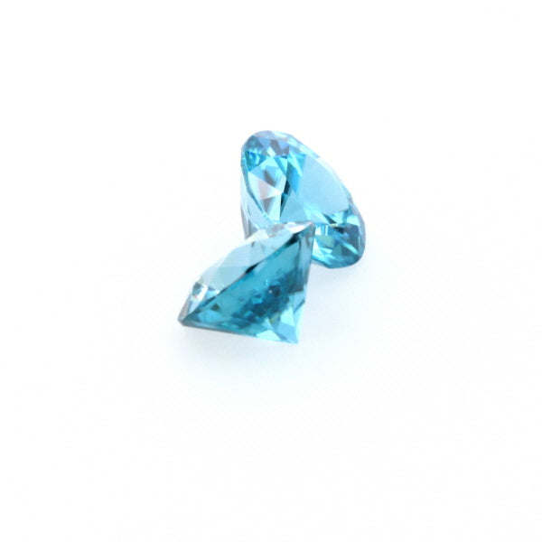 Natural Zircon Blue Color Round Shape 5.60ct