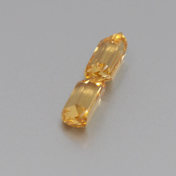 Natural Canary Garnet Pair 5.87 Total Carats