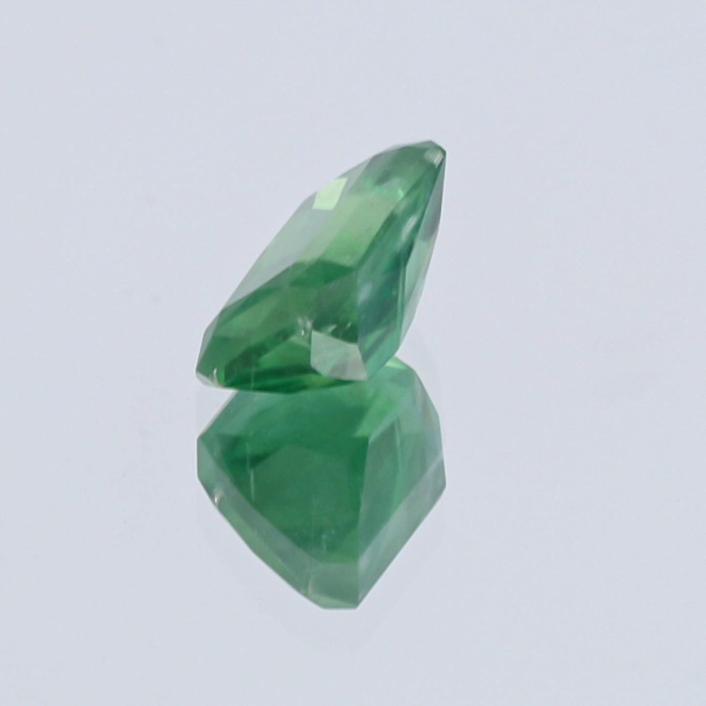 Natural Unheated Rare Green Kyanite Emerald Shape 10.98 Carats With GRS Report