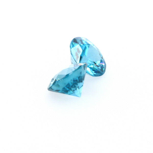 Natural Zircon Blue Color Round Shape 5.60ct