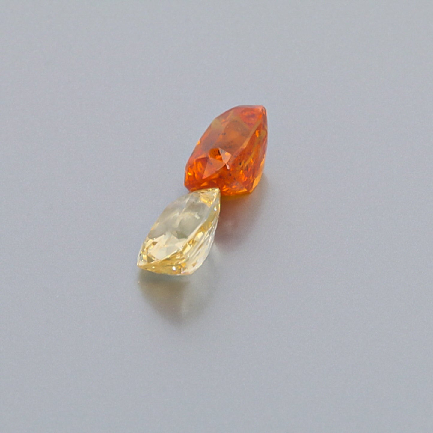 Natural Canary And Mandarine Garnet Pair 8.42 Carats