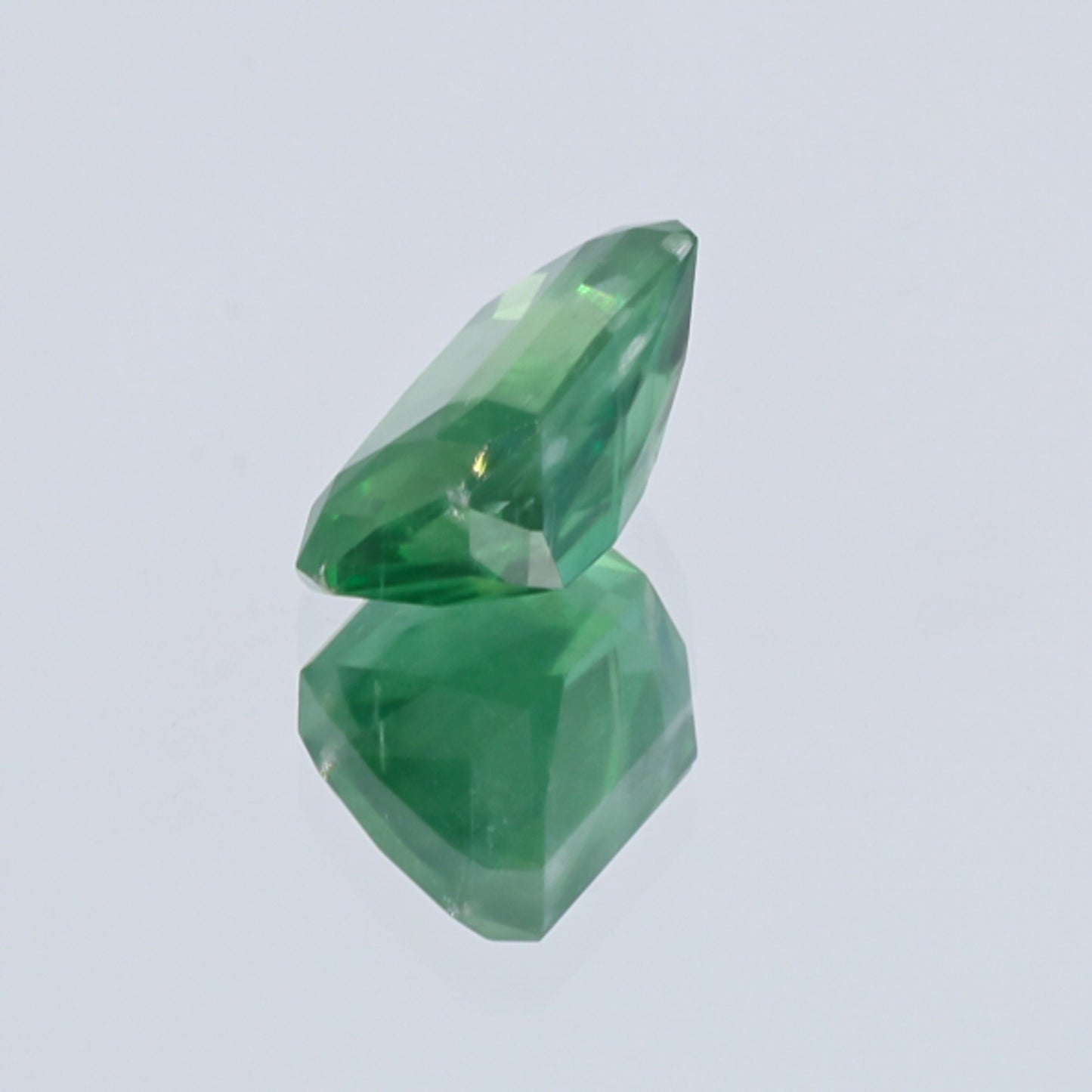 Natural Unheated Rare Green Kyanite Emerald Shape 10.98 Carats With GRS Report