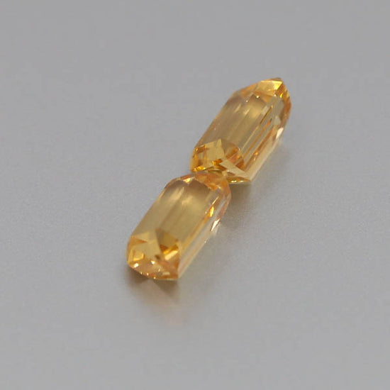 Natural Canary Garnet Pair 5.87 Total Carats