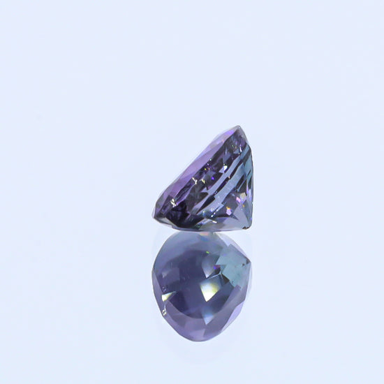 Natural Copper Bearing Tourmaline Purple Changing to Grayish Blue 6.07 Carats With GIA Report