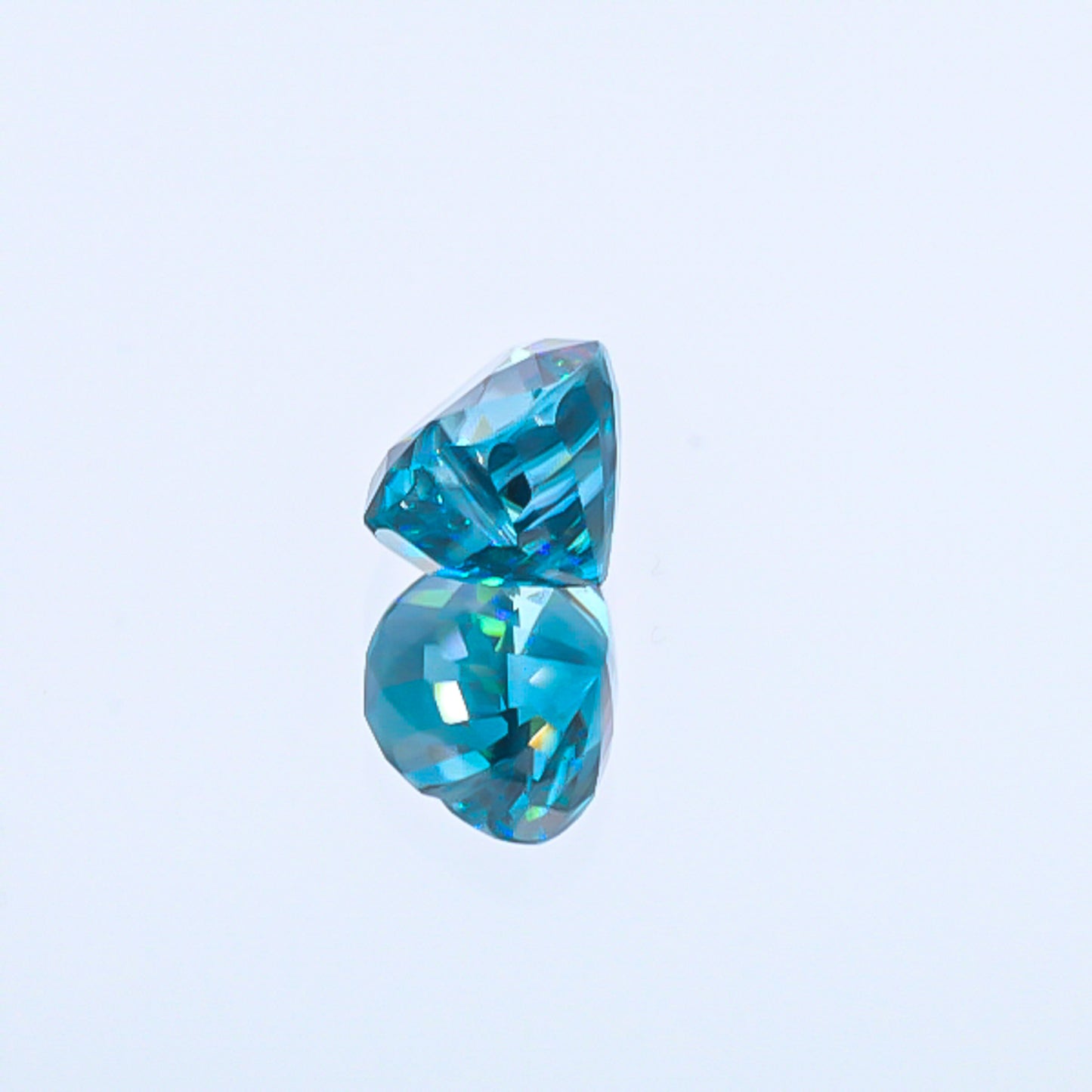 Natural Blue Zircon Heart Shape 9.52 Carats