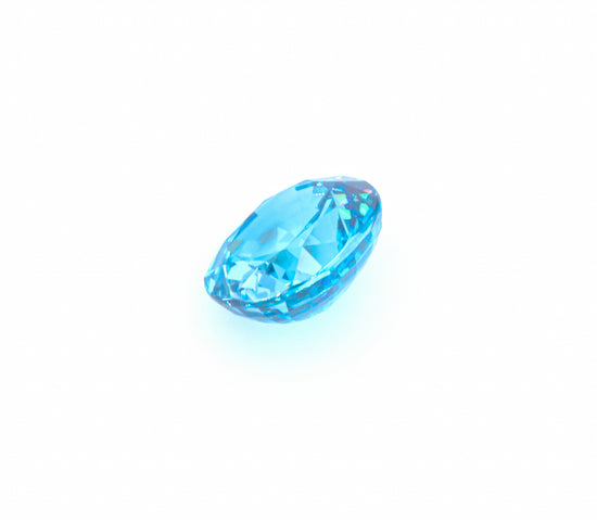 Natural Blue Zircon Oval Shape 17.20 Carats