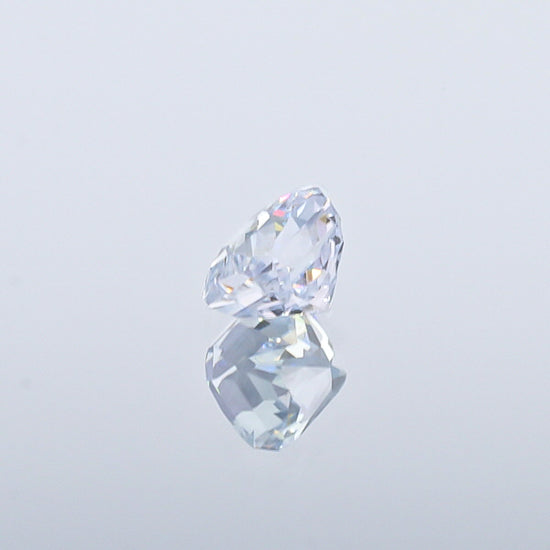 Natural Unheated White Sapphire Square Shape 3.09 Carat With GIA Report