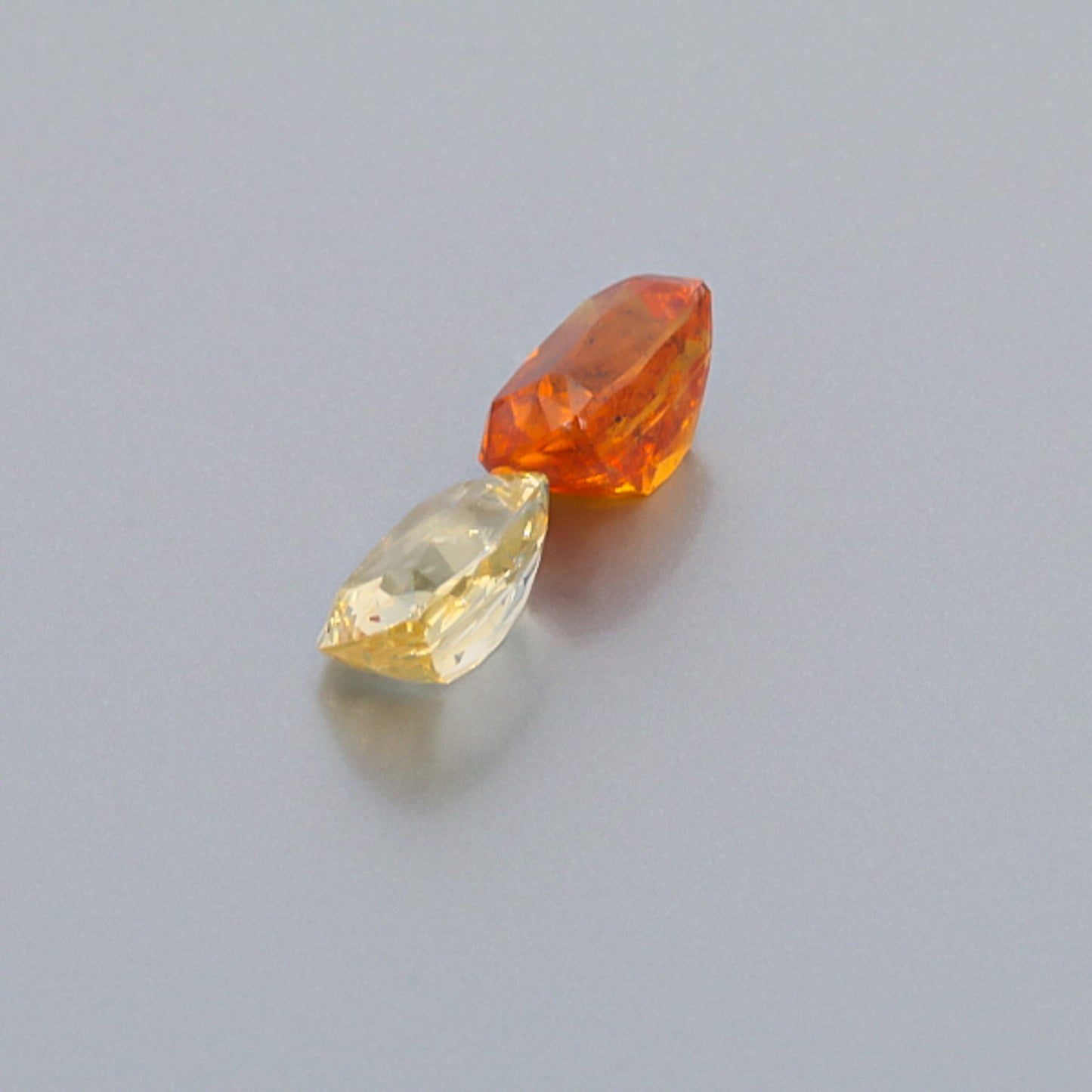 Natural Canary And Mandarine Garnet Pair 8.42 Carats