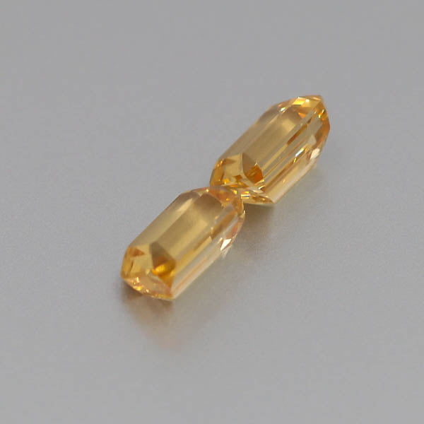 Natural Canary Garnet Pair 5.87 Total Carats