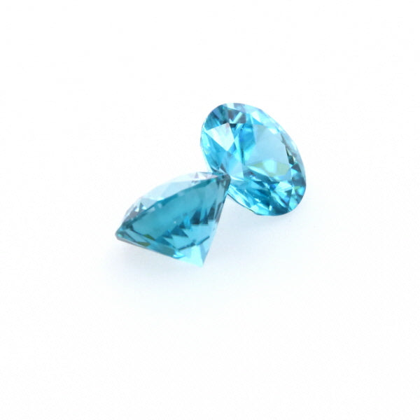 Natural Zircon Blue Color Round Shape 5.60ct
