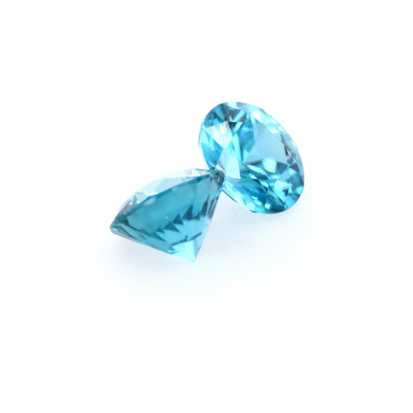 Natural Zircon Blue Color Round Shape 5.60ct