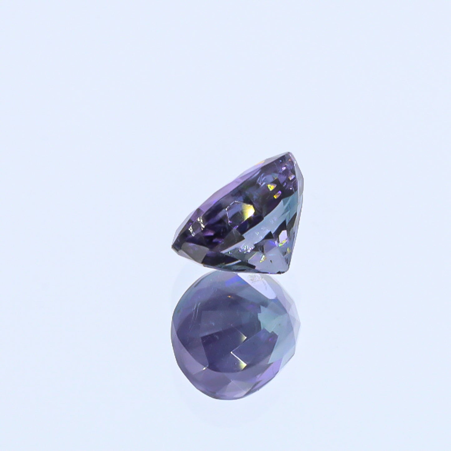 Natural Copper Bearing Tourmaline Purple Changing to Grayish Blue 6.07 Carats With GIA Report
