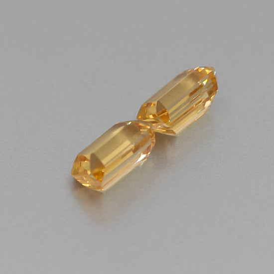 Natural Canary Garnet Pair 5.87 Total Carats