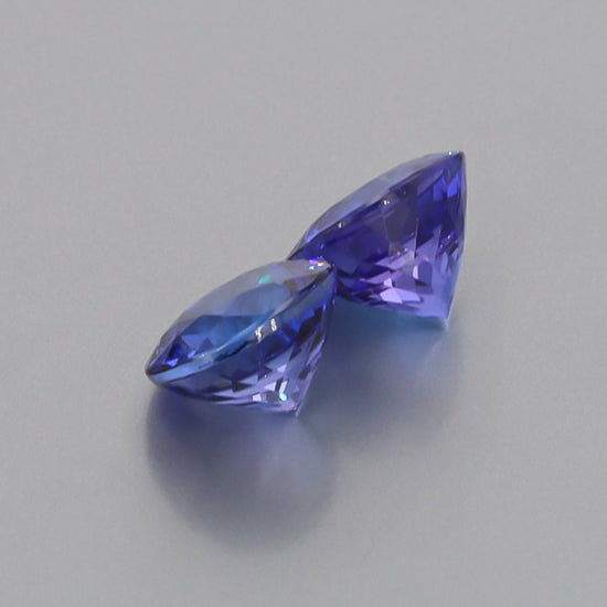 Natural Tanzanite Pair 10.97 Total Carats