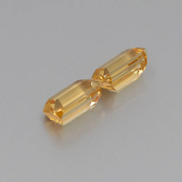 Natural Canary Garnet Pair 5.87 Total Carats
