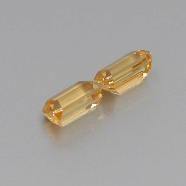 Natural Canary Garnet Pair 5.87 Total Carats