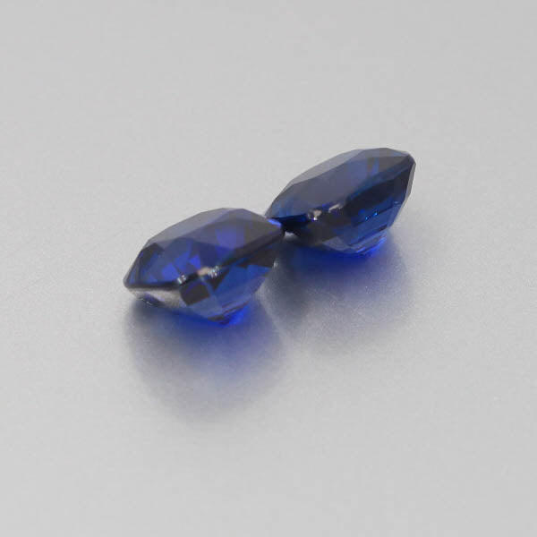 Natural Vivid Blue Sapphire Pair 10.50 Carats GRS Report Pending