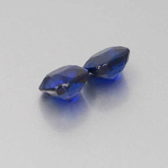 Natural Vivid Blue Sapphire Pair 10.50 Carats GRS Report Pending