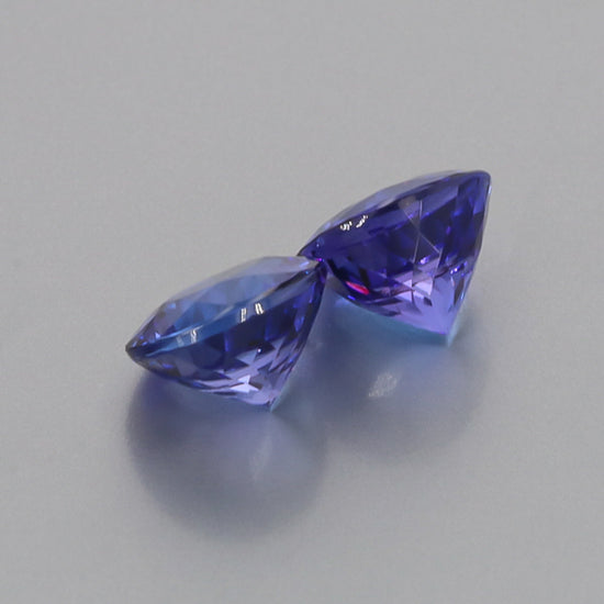 Natural Tanzanite Pair 10.97 Total Carats