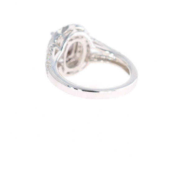 Natural Color Change Garnet and Diamond Ring