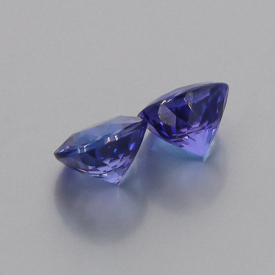 Natural Tanzanite Pair 10.97 Total Carats