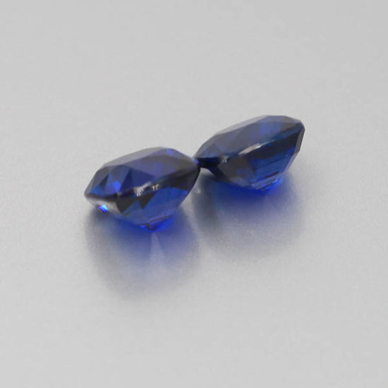 Natural Vivid Blue Sapphire Pair 10.50 Carats GRS Report Pending