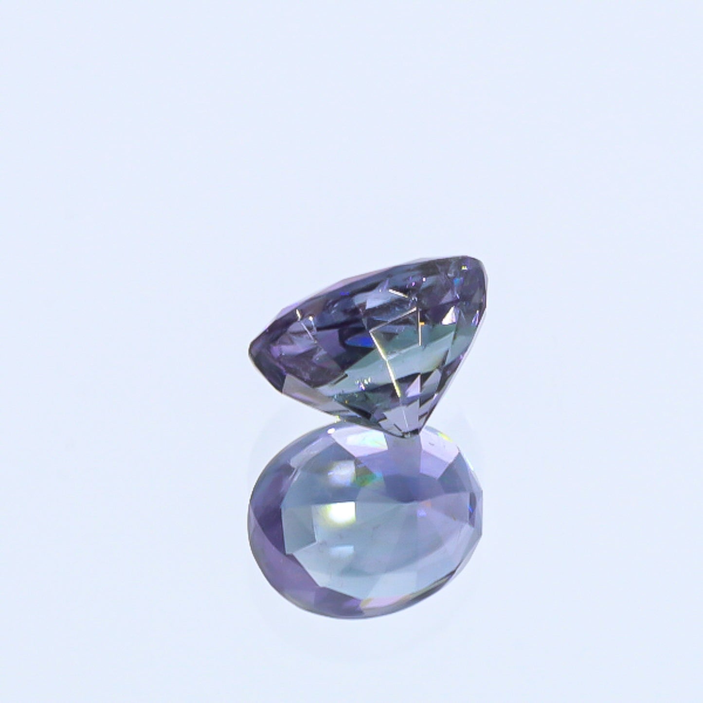 Natural Copper Bearing Tourmaline Purple Changing to Grayish Blue 6.07 Carats With GIA Report