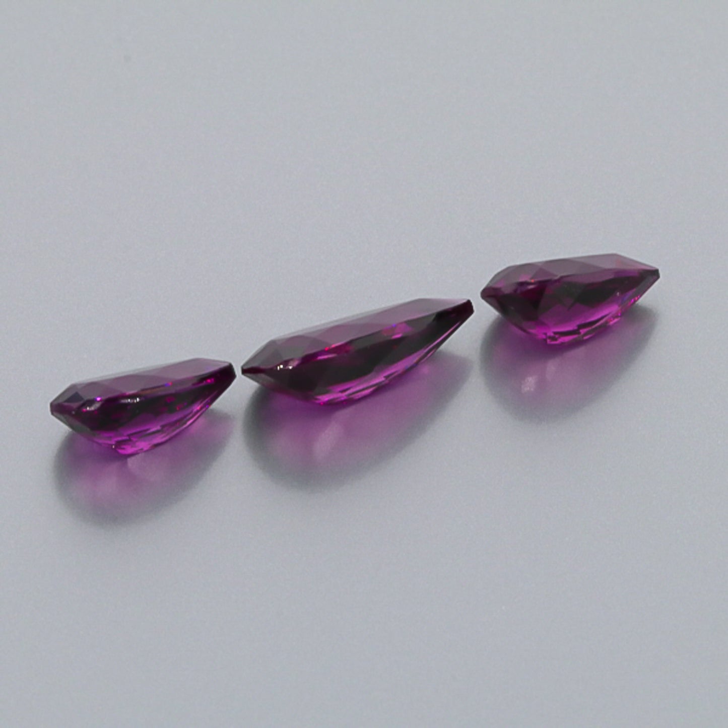 Natural Purple Garnet Set 14.20 Total Carat
