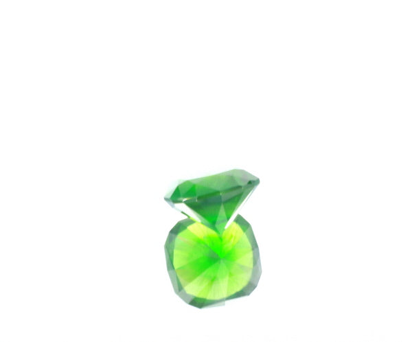 Natural Unheated Russian Demantoid Garnet with 'horse tail' inclusions Cushion shape 3.45ct With GIA Report
