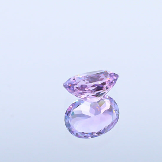Natural Unheated Purple Zoisite Oval Shape 2.66 Carats With GIA Report
