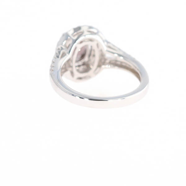 Natural Color Change Garnet and Diamond Ring