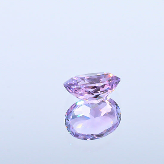 Natural Unheated Purple Zoisite Oval Shape 2.66 Carats With GIA Report