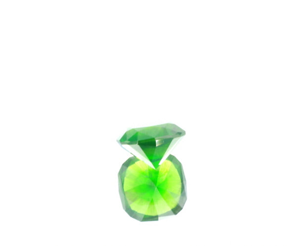Natural Unheated Russian Demantoid Garnet with 'horse tail' inclusions Cushion shape 3.45ct With GIA Report