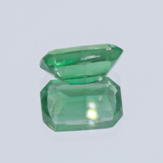 Natural Unheated Rare Green Kyanite Emerald Shape 10.98 Carats With GRS Report