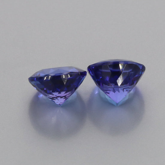 Natural Tanzanite Pair 10.97 Total Carats