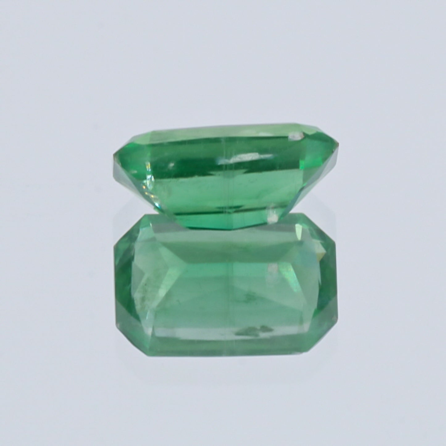 Natural Unheated Rare Green Kyanite Emerald Shape 10.98 Carats With GRS Report