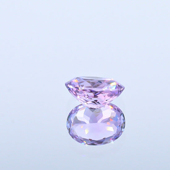 Natural Unheated Purple Zoisite Oval Shape 2.66 Carats With GIA Report